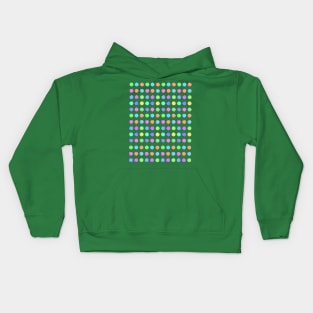 FESTIVE Rows Of Christmas Candy Kids Hoodie